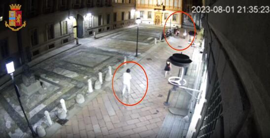 Rapinatori in azione a Milano 1