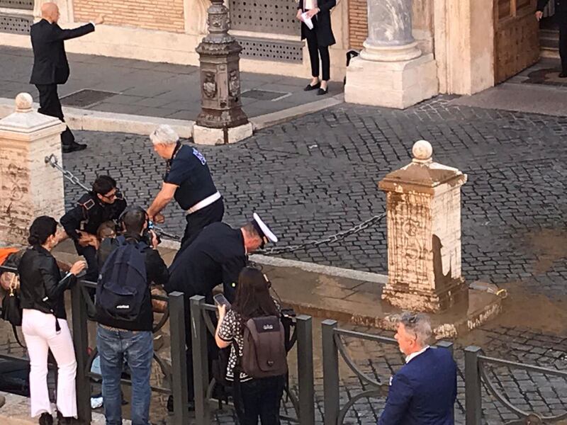 Blitz ambientalisti Senato