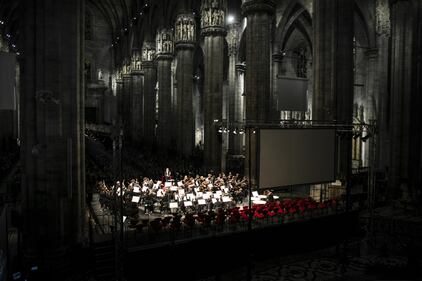 L'omaggio a Paolo VI al Duomo di Milano 6