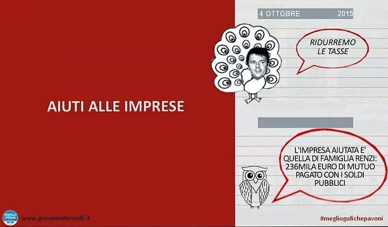 Le controslide di Donzelli a Renzi 1