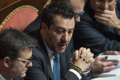 In Senato per il processo a Salvini 1