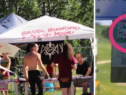Minacce di morte a Salvini alla festa pagata dalla sinistra