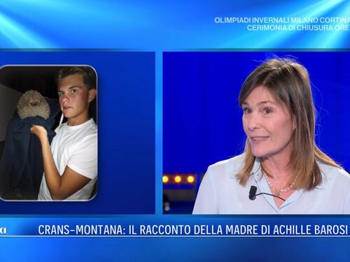 “Sono fiera del mio Paese, ci hanno preso in braccio”. La forza della mamma di Achille, morto a Crans-Montana
