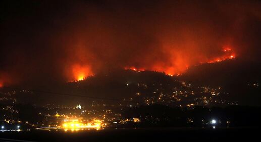 Le fiamme devastano Galizia e Portogallo 6