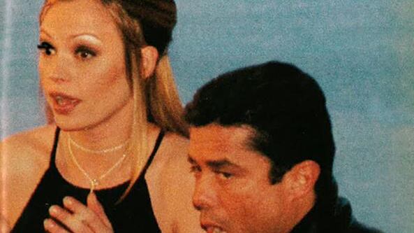 La storia d'amore tra l'ex terrorista nero Riccardo Brugia e Anna Falchi