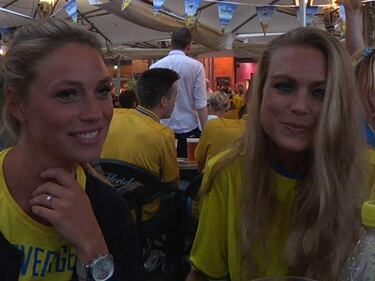 Italia-Svezia, tra le maglie svedesi spunta quella di "Berlusconi" 2