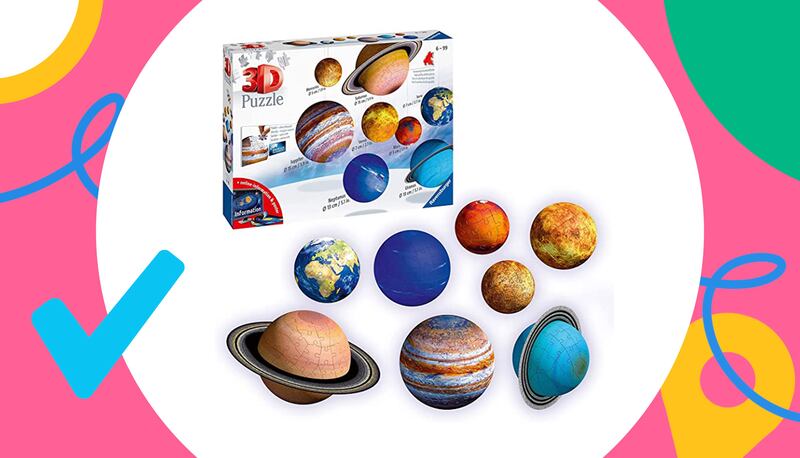 Puzzle 3D sistema planetario