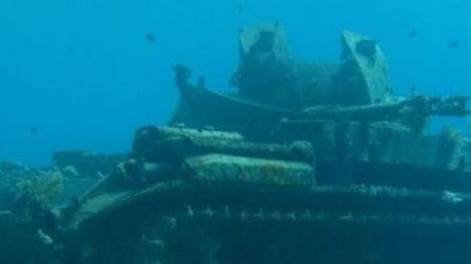 Salerno, ritrovato un carro armato americano in fondo al mare di Capaccio-Paestum