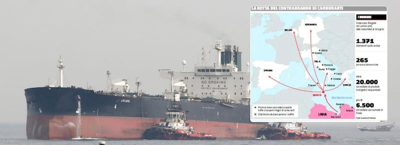 Il traffico di petrolio dalla Libia all’Italia: il business illegale da oltre un miliardo di dollari