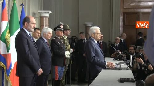 Consultazioni, il messaggio di Mattarella 1