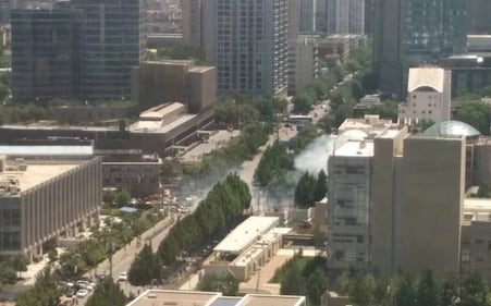 Pechino, esplosione vicino all'ambasciata Usa 5