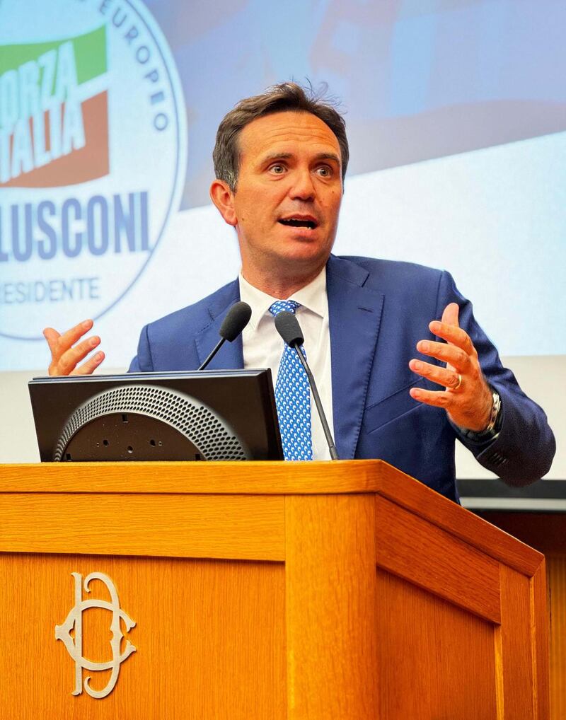 Alessandro Cattaneo, deputato di Forza Italia in Commissione Politiche UE