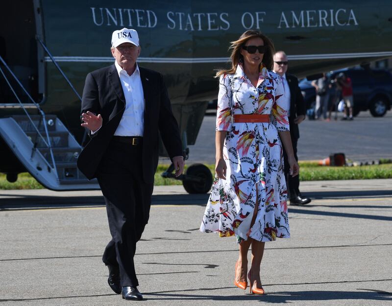 Melania Trump nel Regno Unito 3