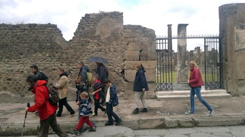 Merkel a Pompei 1