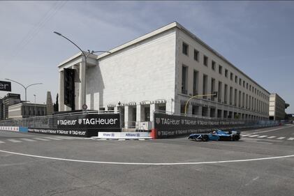 Formula E, ecco i bolidi che hanno sfrecciato all'Eur di Roma 1