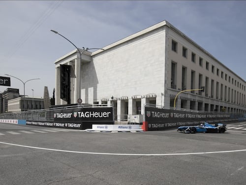 Formula E, ecco i bolidi che hanno sfrecciato all'Eur di Roma