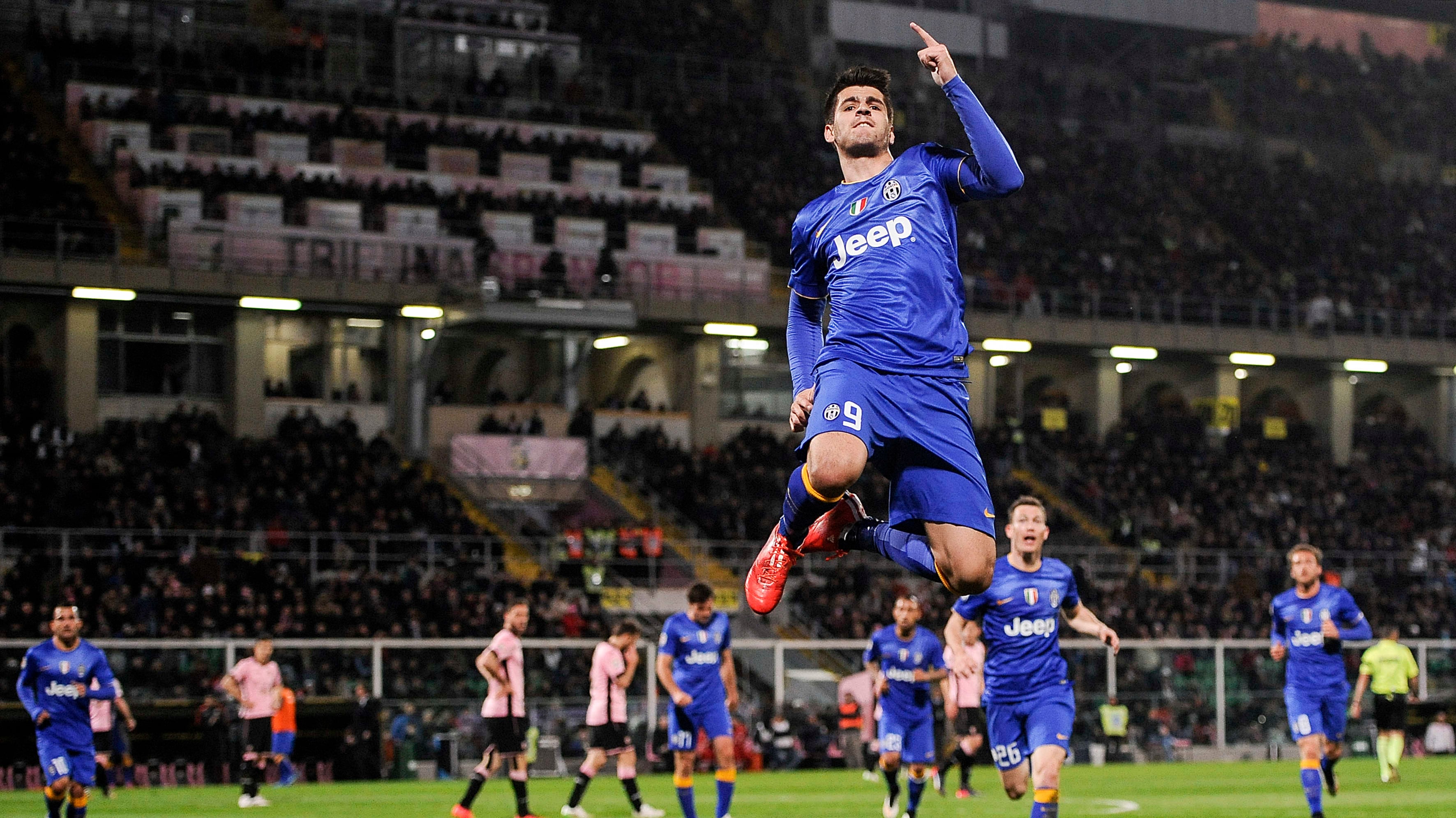Gioiello di Morata. La Juventus in folle ma corre sempre
