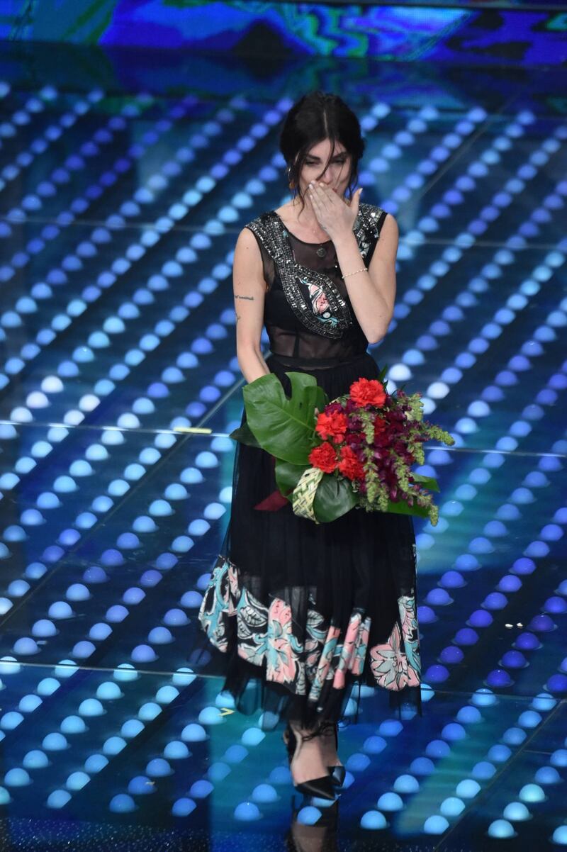 Bianca Atzei si commuove sul palco di Sanremo 3
