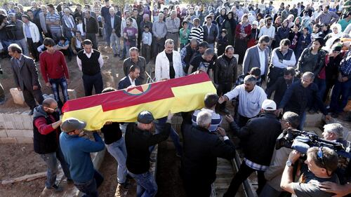 Le bare di combattenti curdi, uccisi a Kobane negli scontri con l'Is 3