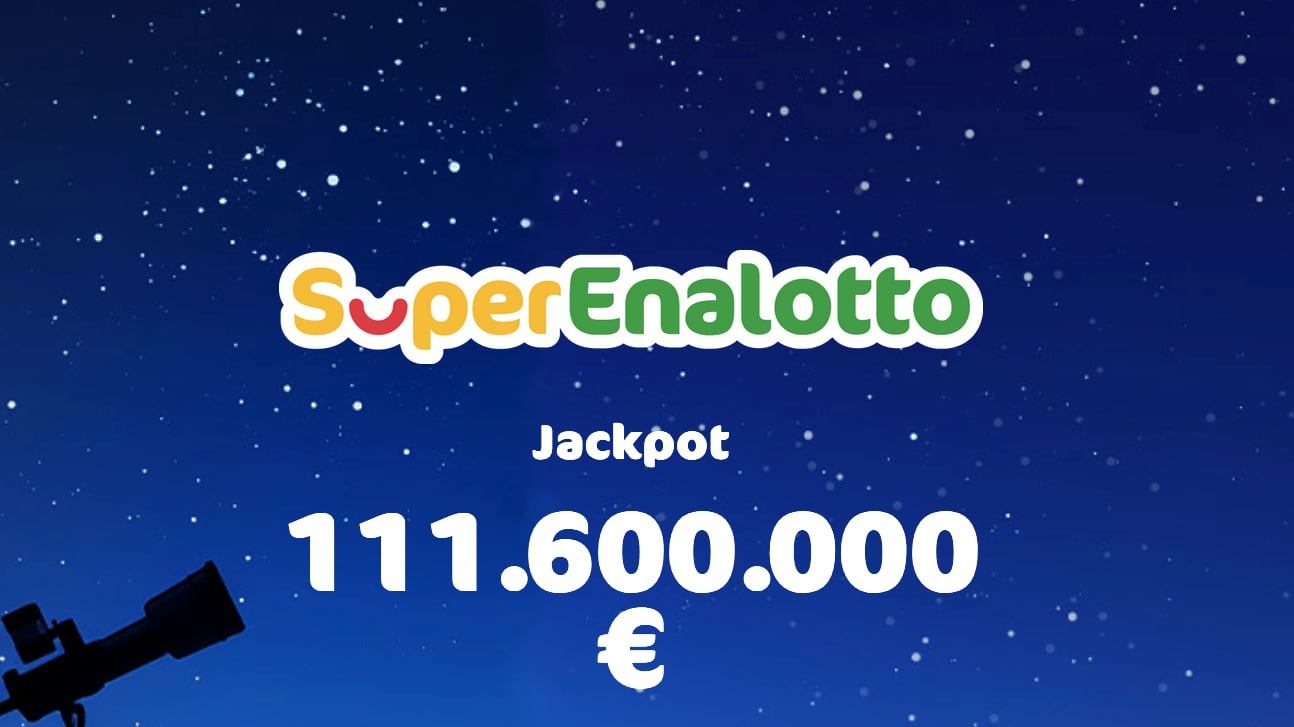 SuperEnalotto, il Jackpot in palio supera 111 milioni