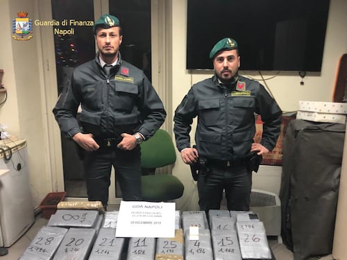 Quegli anziani con 33 chili di cocaina in auto
