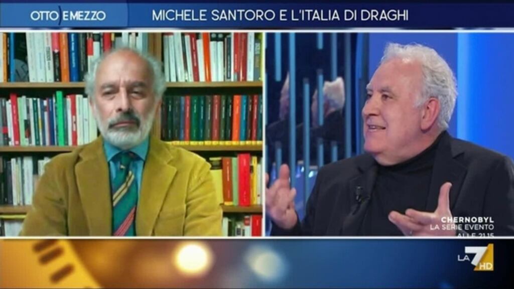 "E tu in pensione?". Scontro in tv tra Santoro e Lerner