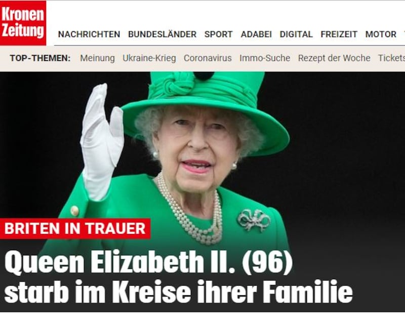 La morte della Regina Elisabetta ha conquistato tutte le prime pagine 3