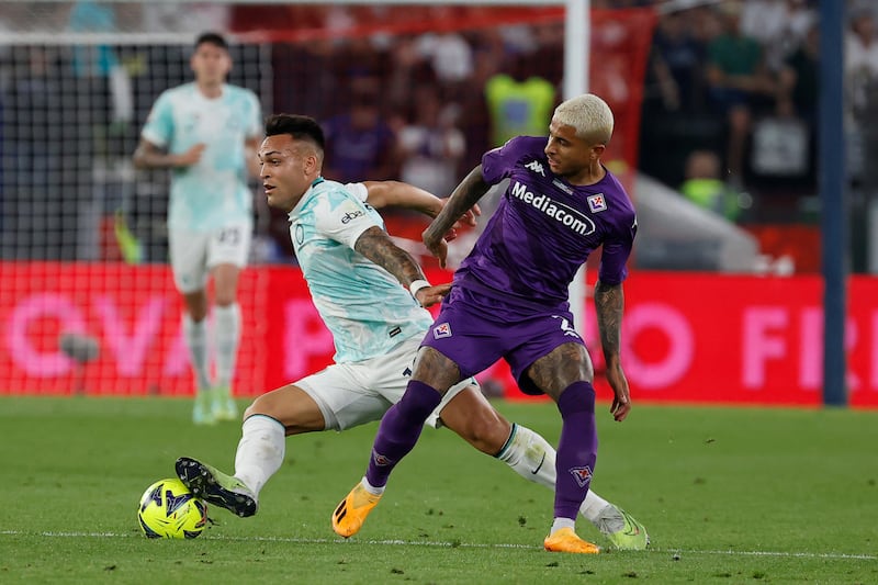 Martinez Dodo Inter Fiorentina Fotogramma