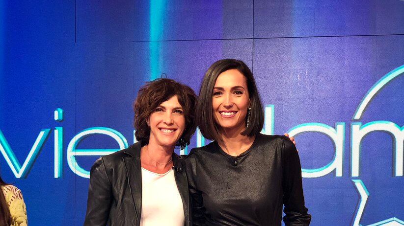 Iacchetti scherza con Maria Amelia Monti: "Mi facevi sangue"