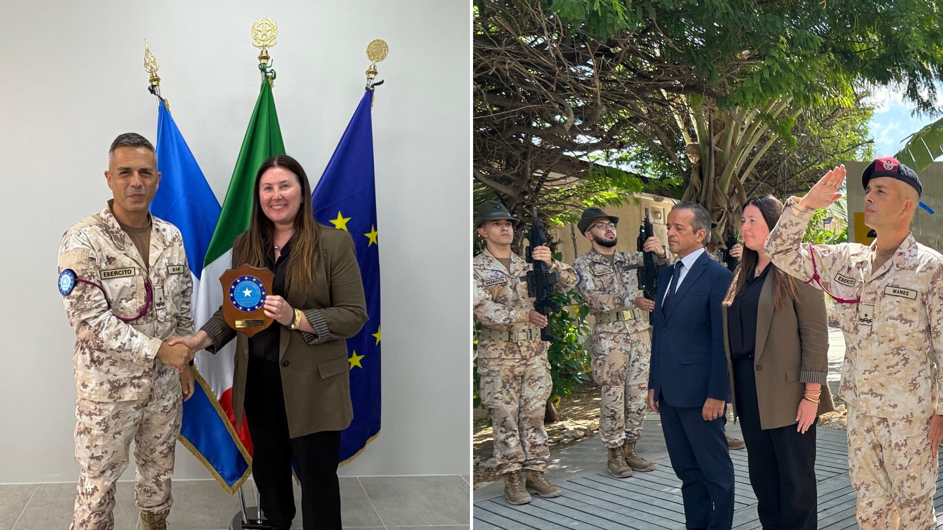 Paola Chiesa (FdI) visita il contingente italiano in Somalia: "Un privilegio essere qui"
