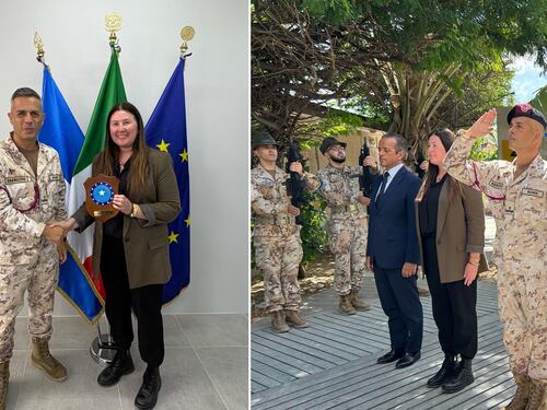 Paola Chiesa (FdI) visita il contingente italiano in Somalia: "Un privilegio essere qui"