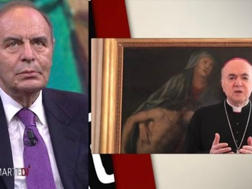 Viganò: "Ci hanno mentito per due anni". E Vespa lo gela così