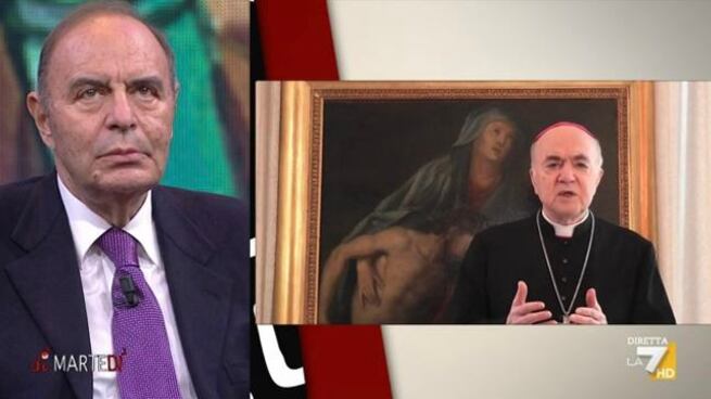 Viganò: "Ci hanno mentito per due anni". E Vespa lo gela così