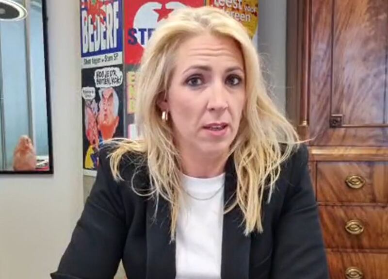 La leader socialista olandese Lilian Marijnissen