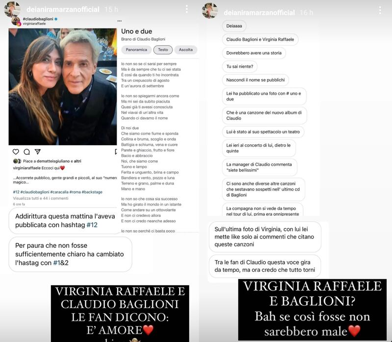 Baglioni social
