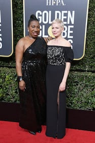Golden Globe 2018, star in nero sul red carpet 5