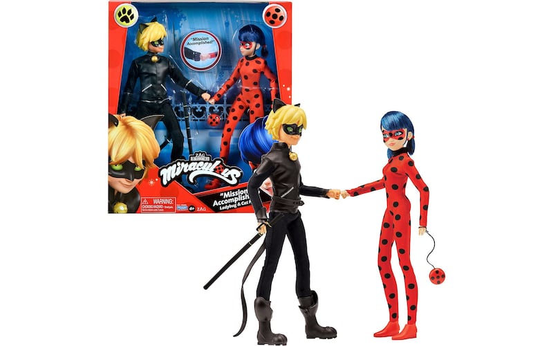 Bambole Miraculous Ladybug e Black Cat