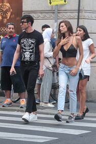 Dayane Mello e Giulia Salemi shopping a Milano 15