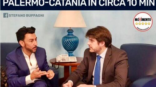 Hyperloop in Italia: "Palermo-Catania in soli 10 minuti". La sparata del M5s