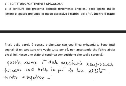 Il test della scrittura: come riconoscere l'invidia 1