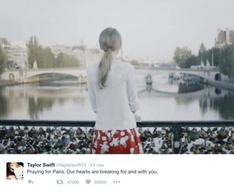 Attentati di Parigi: la reazione dei VIP su Twitter 1