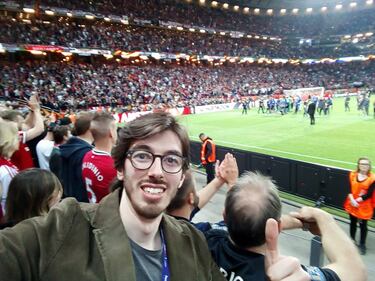 Europa League, i due italiani imbucati alla finale nell'area Vip 14