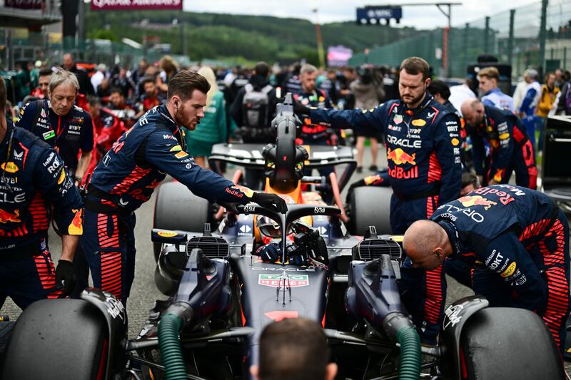 Red Bull Verstappen griglia Belgio 2023 ANSA
