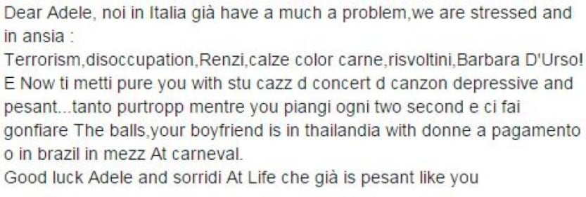 La "tristezza di Adele" presa di mira dai social 7