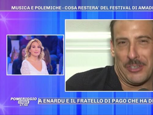 Barbara d'Urso punge Gabbani