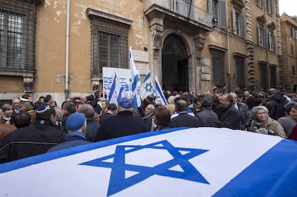 Roma, protesta davanti alla sede dell'Unesco 8