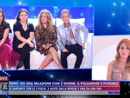 Pupo: "Sono sposato e sto anche con un'altra donna"