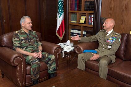 Unifil: generale Portolano si commiata da autorità libanesi 5