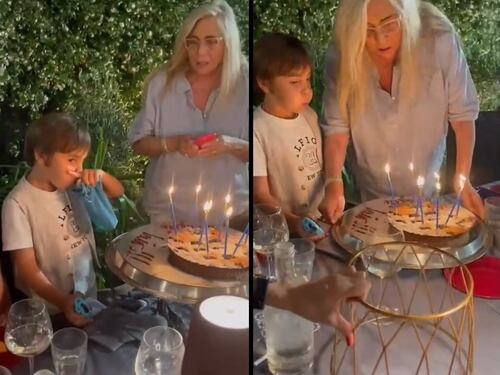 Mara Venier felice al compleanno del nipotino. Ma un dettaglio allarma i social