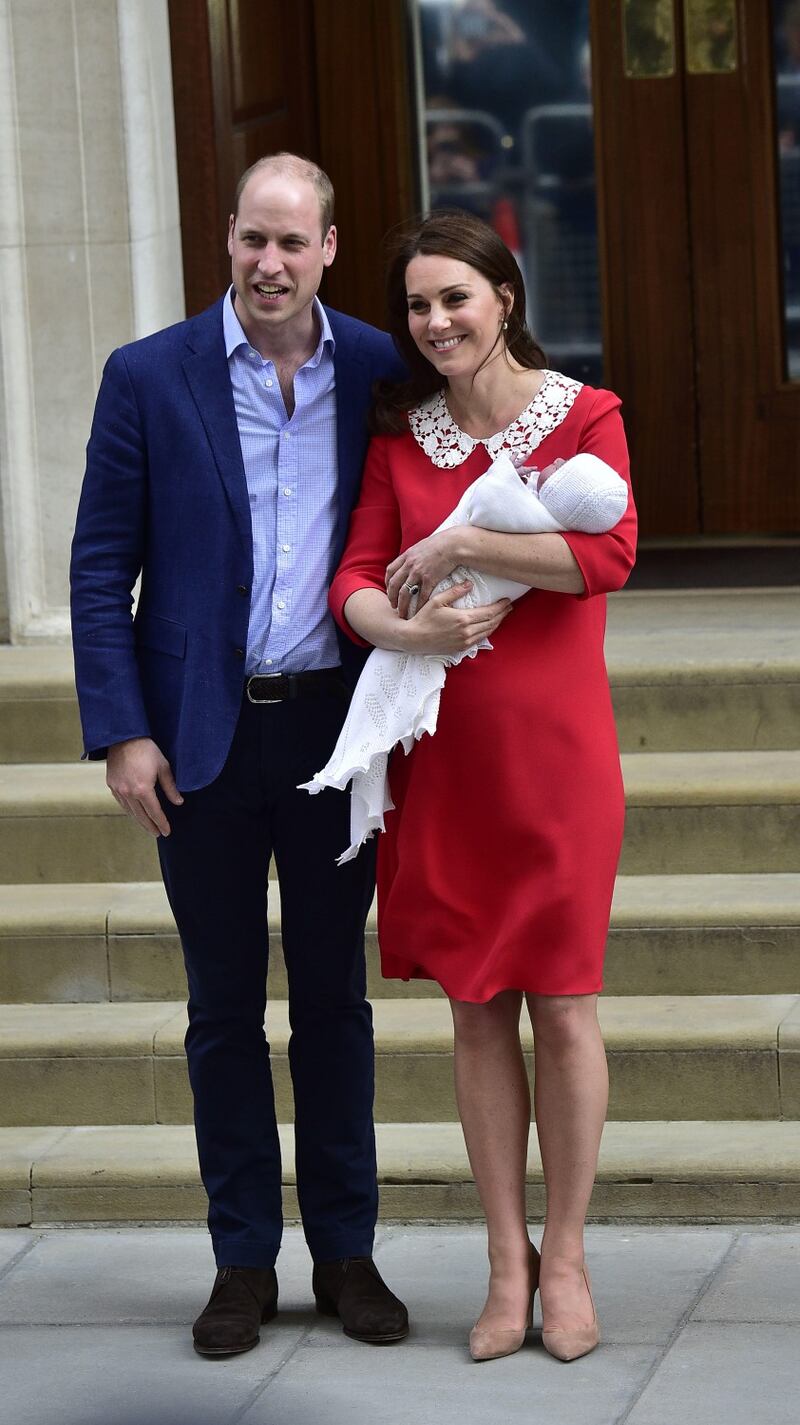 Kate Middleton e il Principe William col Royal Baby 19